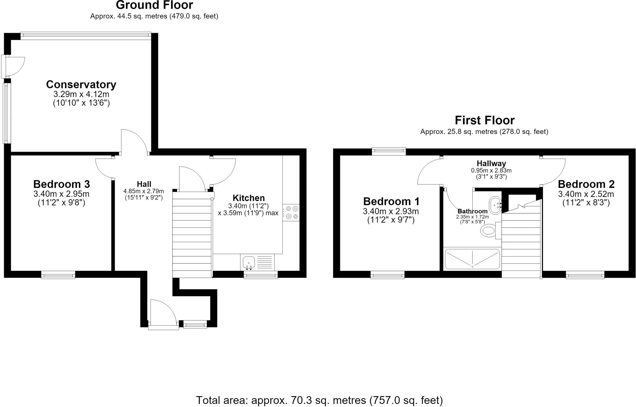 Goudhurst Close Canterbury CT2 floorplan