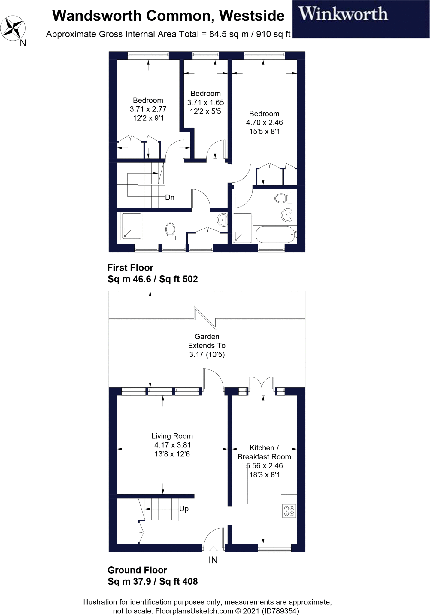Wandsworth Common West Side, London, SW18 floorplan