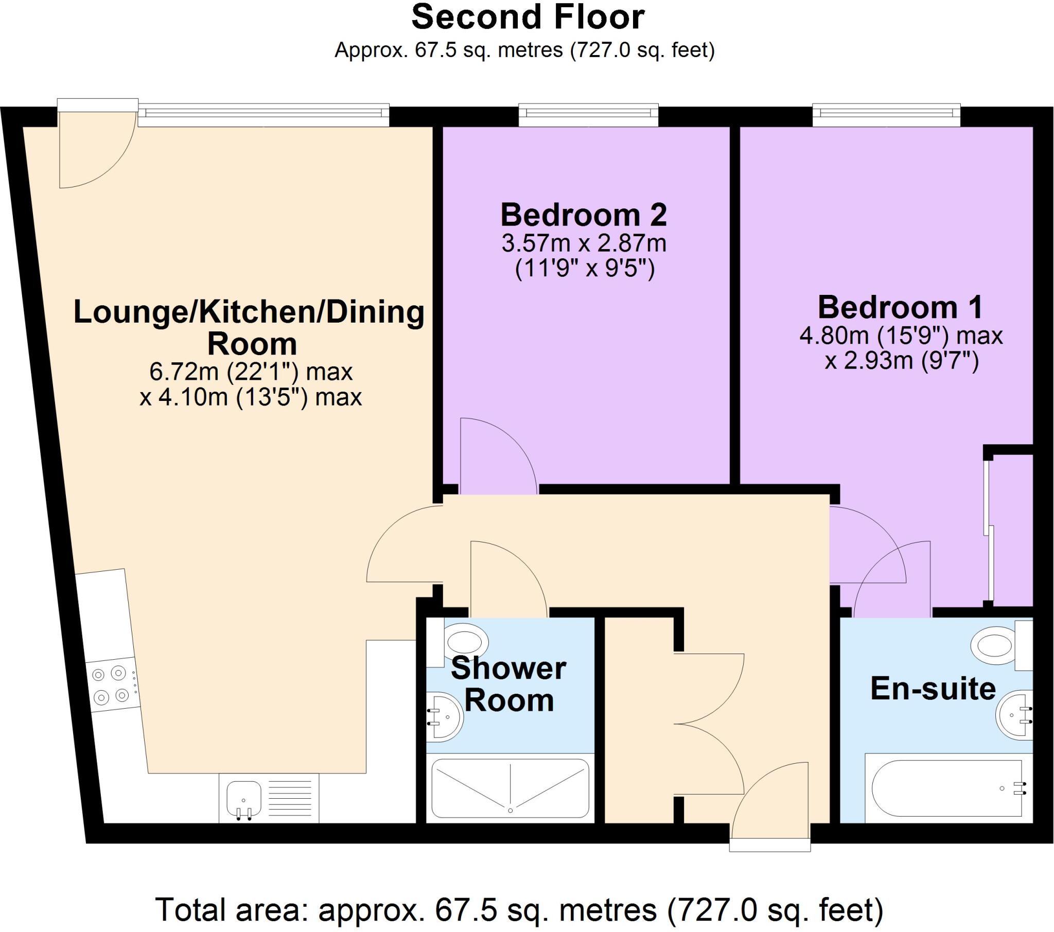 Lincoln Apartments, 3 Lexington Gardens, Park Central floorplan