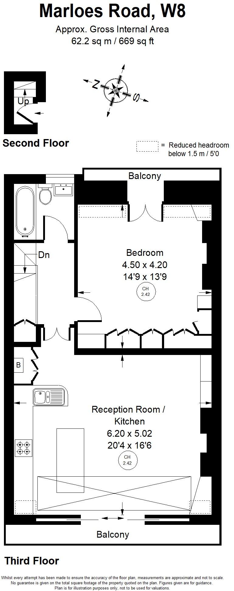 Marloes Road, London, London, W8 floorplan