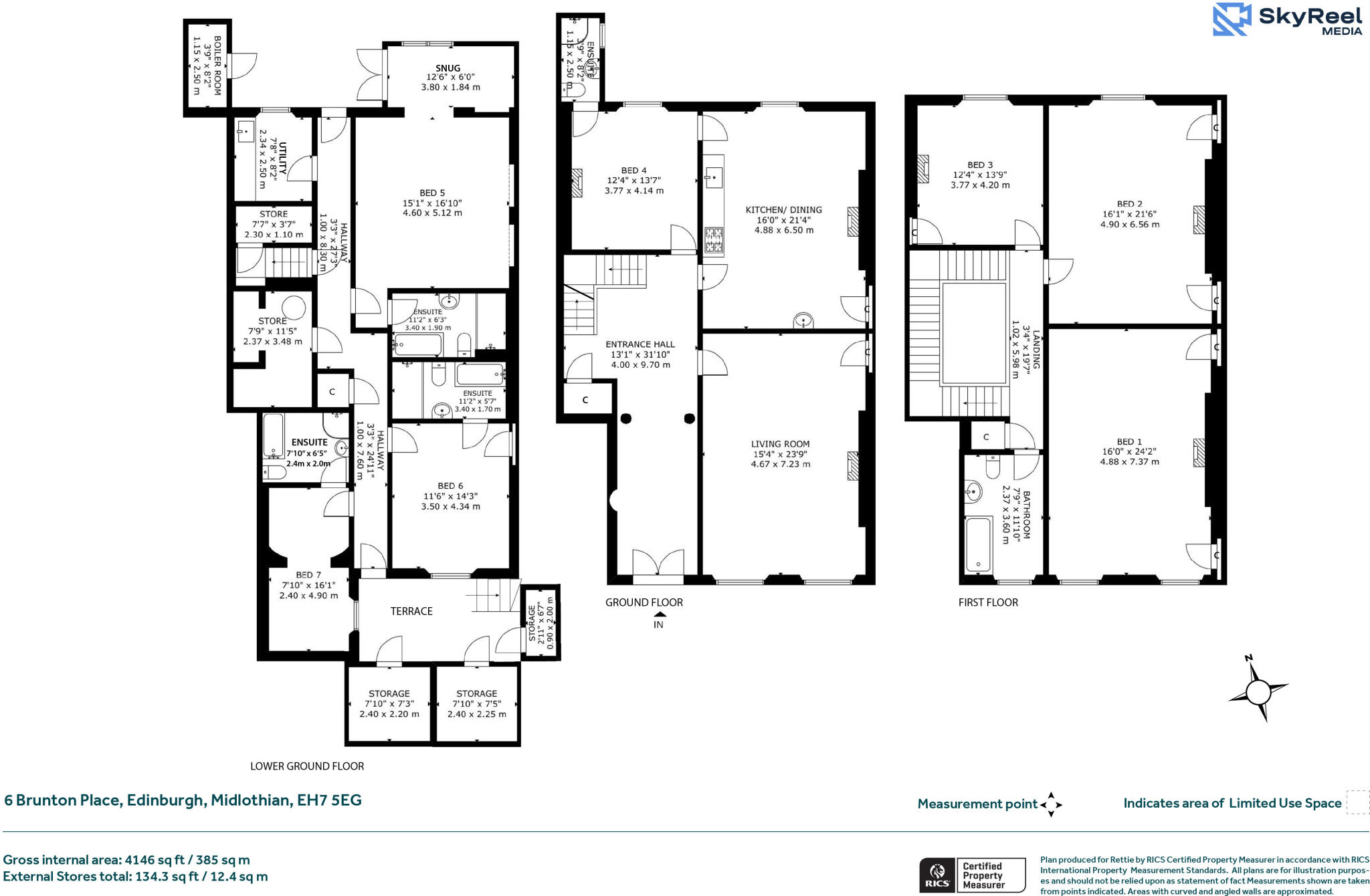 6, Brunton Place, Edinburgh, Midlothian floorplan