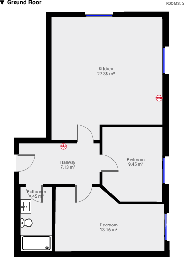 Canal House, Loughborough floorplan