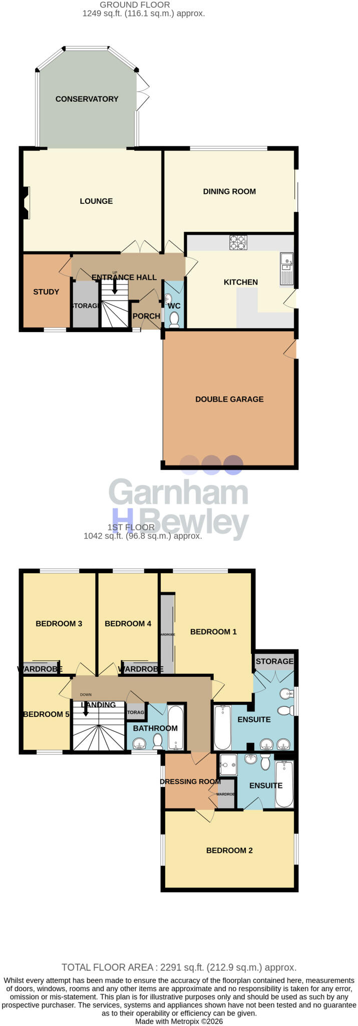 Hill House Close, Turners Hill, West Sussex floorplan