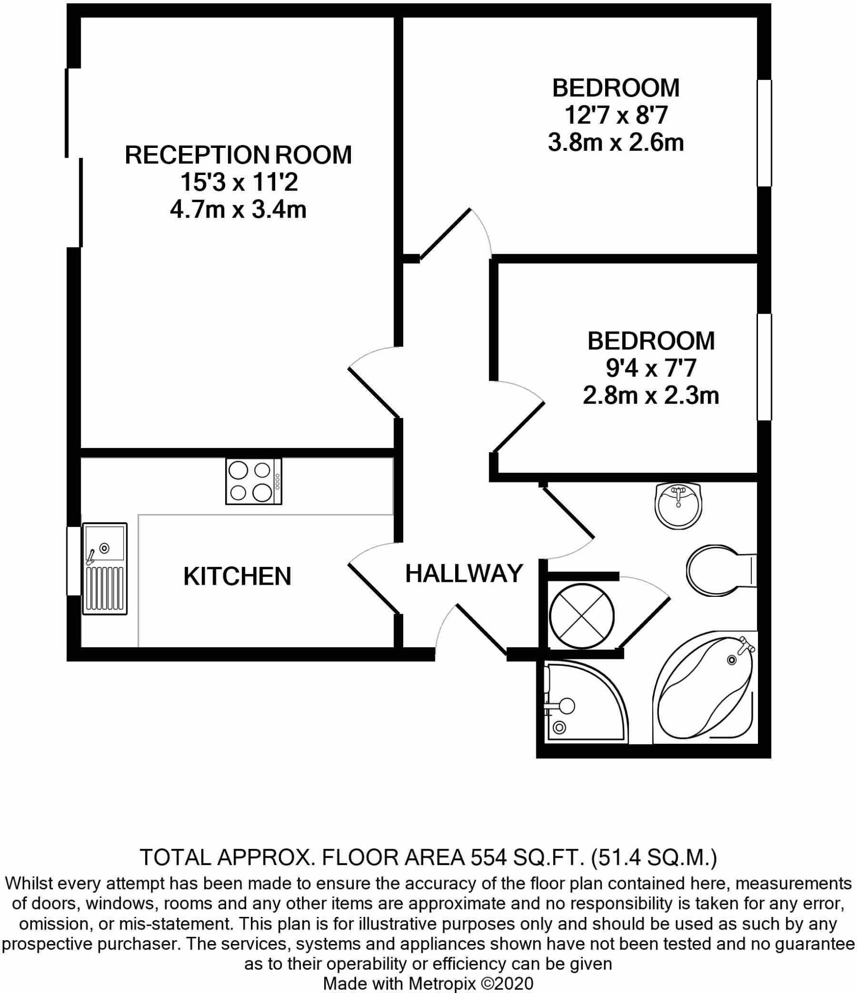 Castleview Gardens, High Wycombe, HP12 floorplan