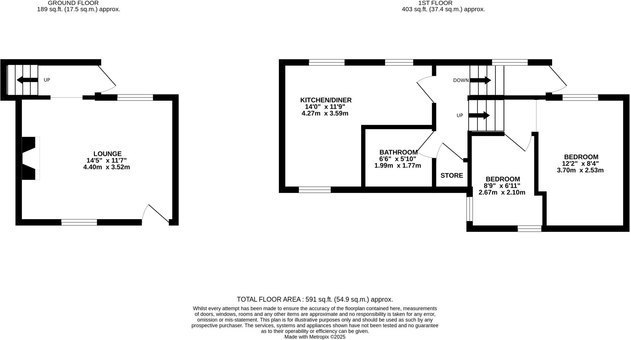 Short Row, Belper, Derbyshire, DE56 floorplan