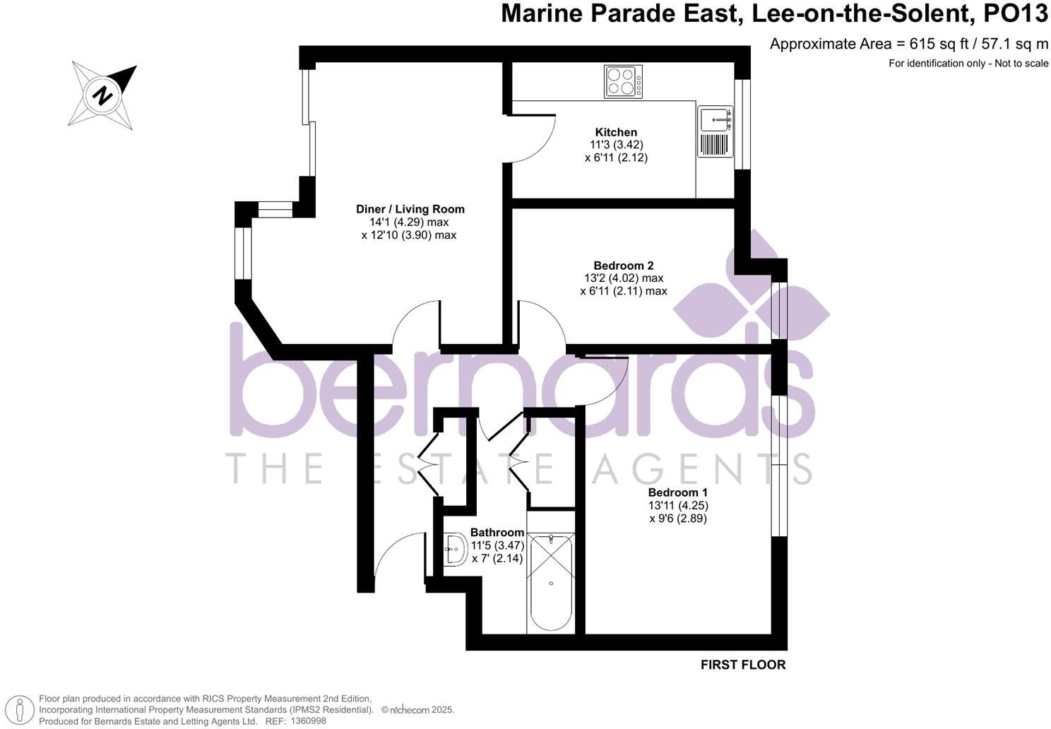Marine Parade East, Lee-On-The-Solent floorplan