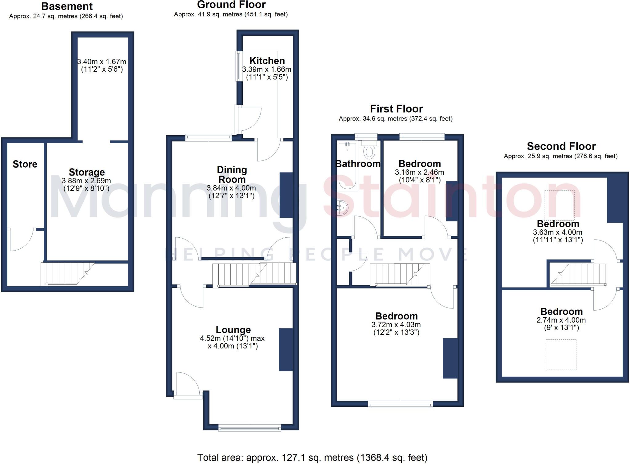 Highthorne View, Armley, Leeds, West Yorkshire floorplan