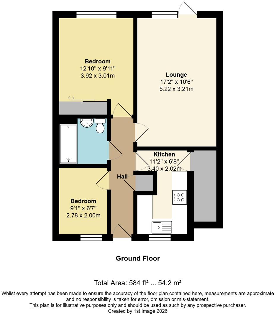 Dove Court, North Bersted, Bognor Regis, West Sussex, PO22 9TP floorplan