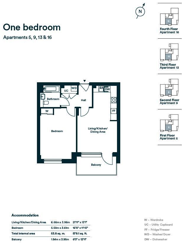 Mansfield Apartments, Frogley Park, Barking floorplan