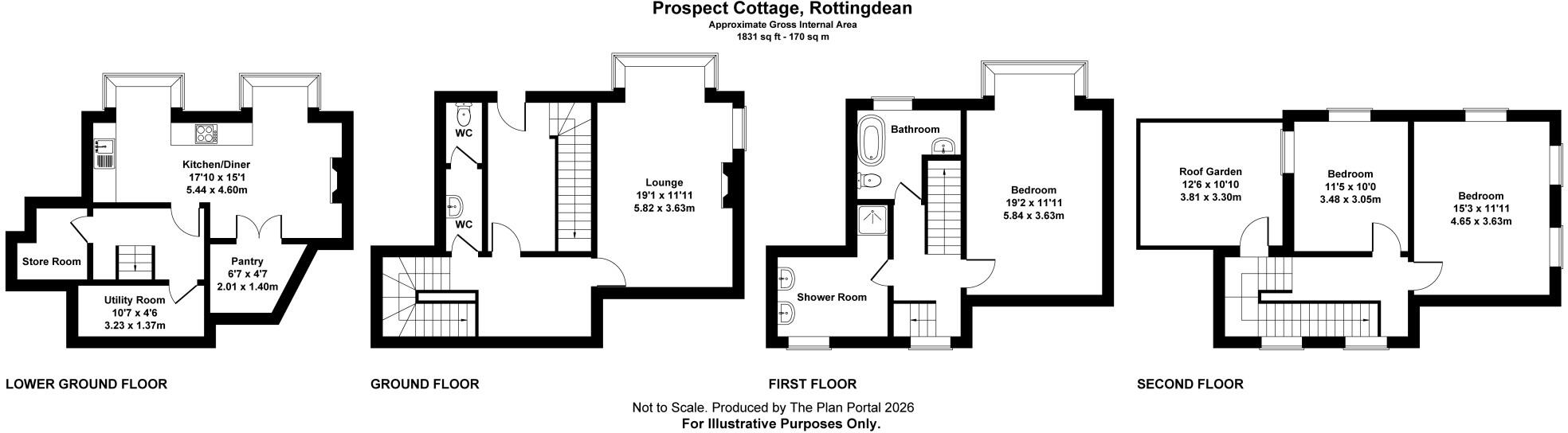 The Green, Rottingdean, Brighton, East Sussex, BN2 floorplan
