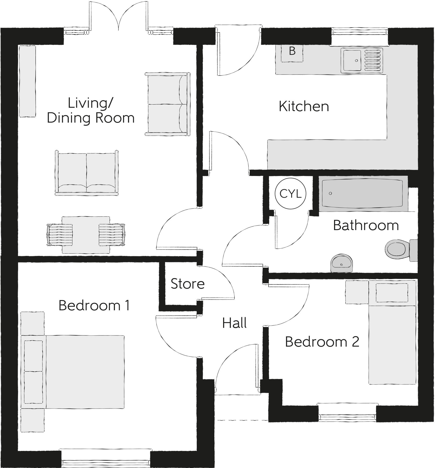 Leicester Road,
Melton Mowbray,
LE13 0XG floorplan