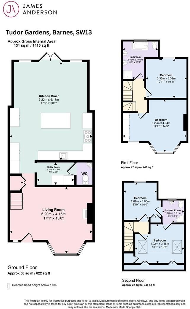 Tudor Gardens, London floorplan