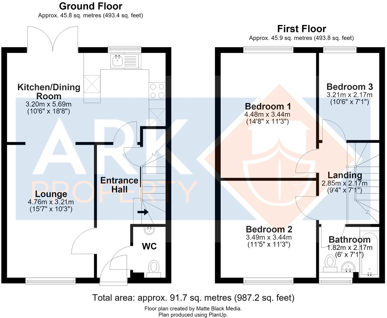 The Emeralds, South Wootton floorplan