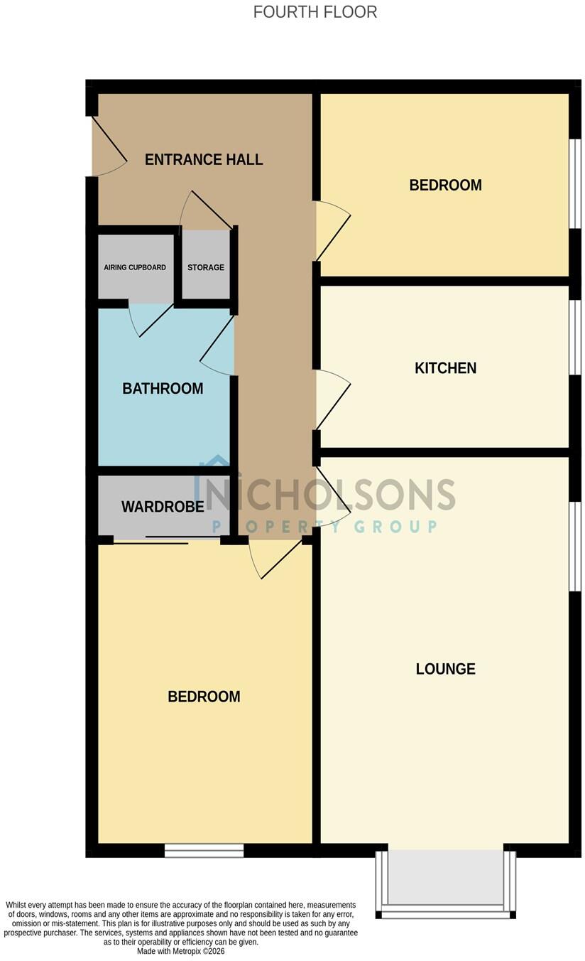 Melville Court, Filey floorplan