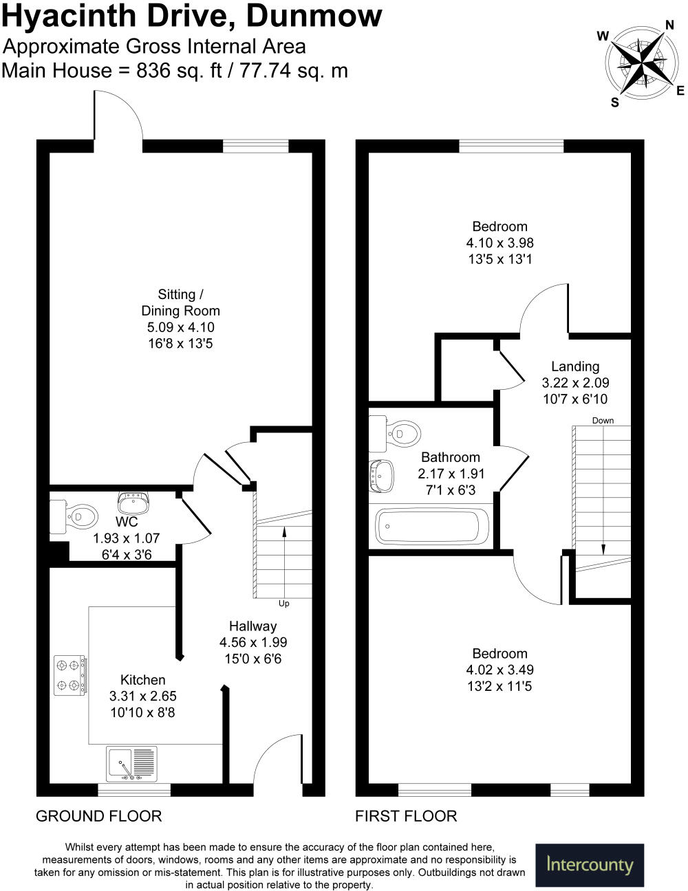 Hyacinth Drive, Dunmow, Essex, CM6 floorplan