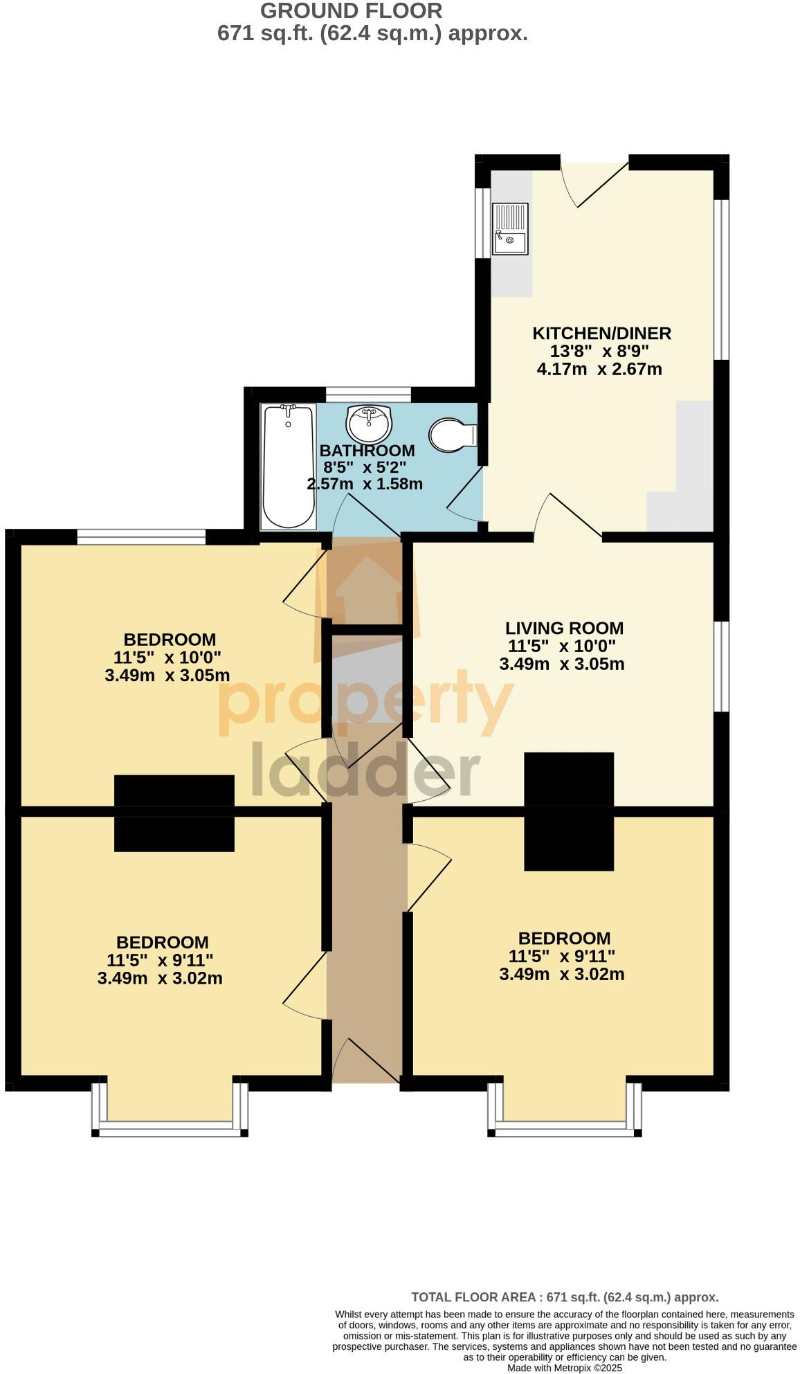 Marshall Close, Spixworth, NR10 floorplan