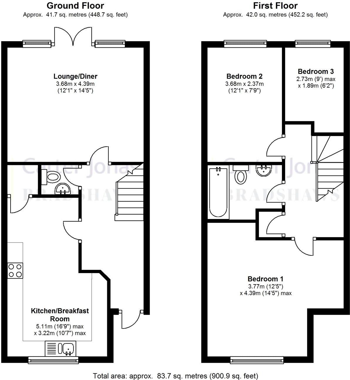 Forge End, Oakington, Cambridge, CB24 floorplan