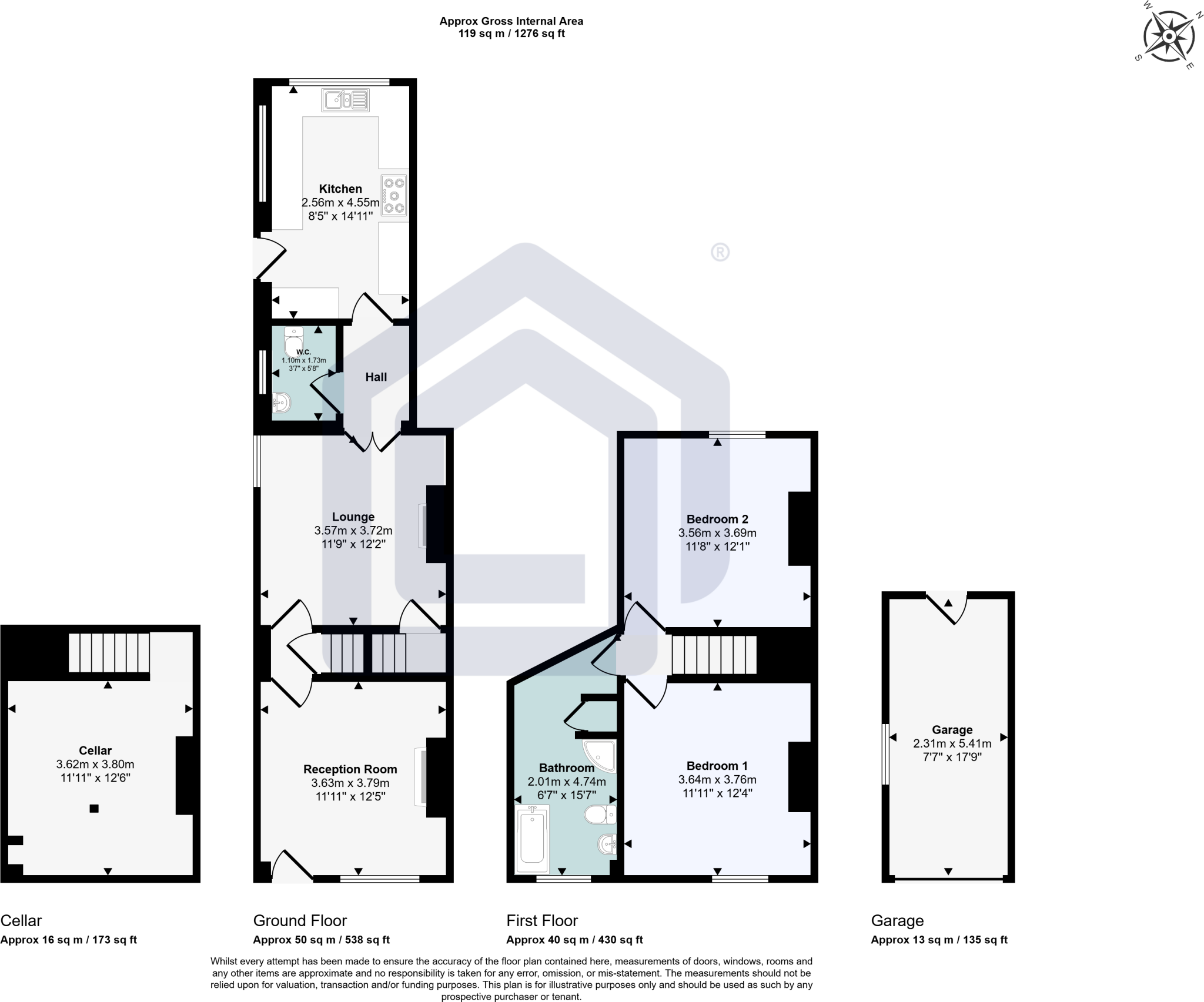 39 Grosvenor Road, Dudley, DY3 2PS floorplan