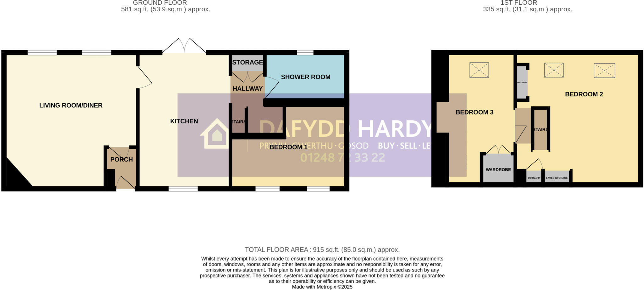 Rhydwyn, Holyhead, Isle of Anglesey, LL65 floorplan