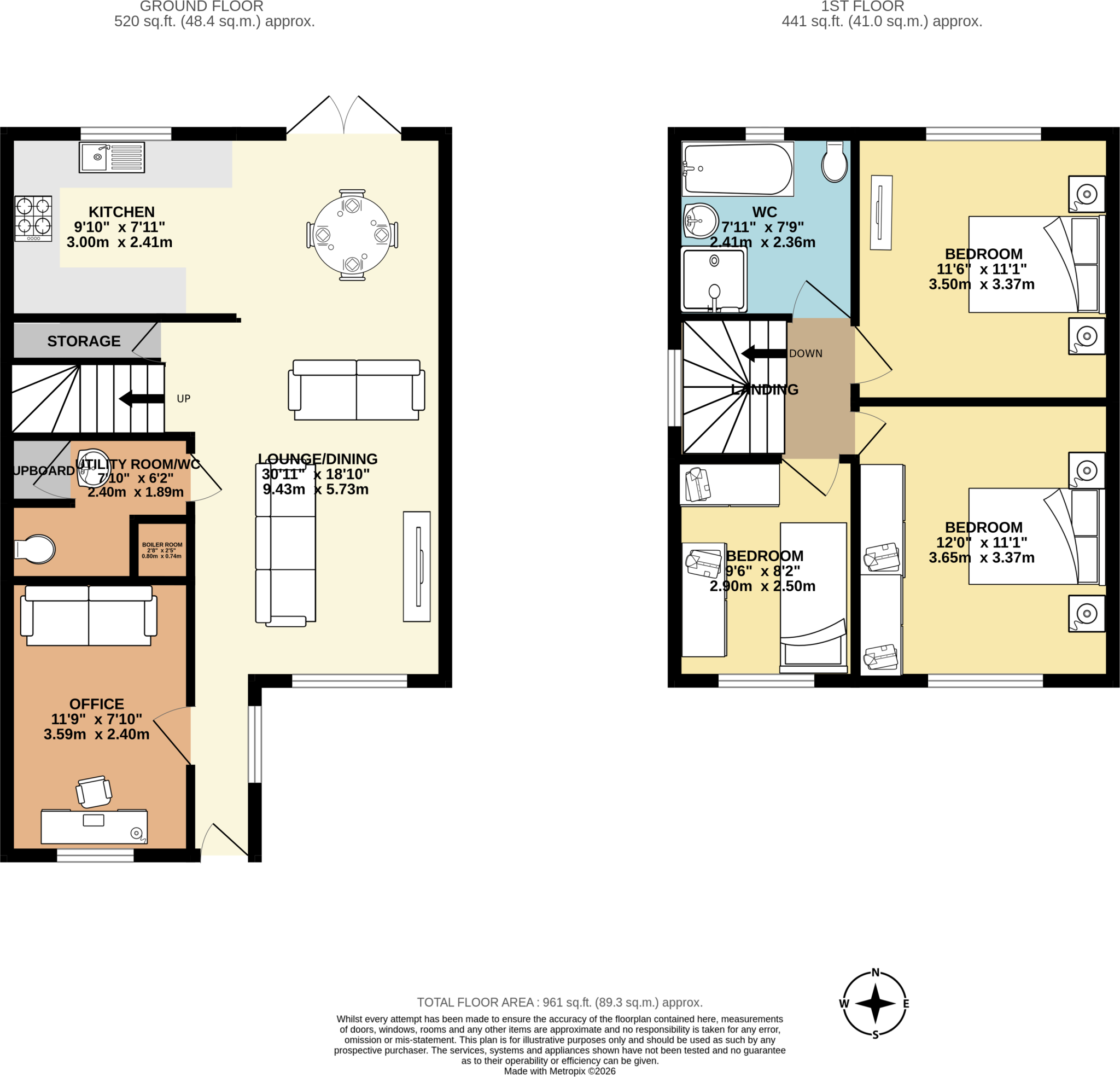 , Cunningham Close, Great Sankey, Warrington floorplan