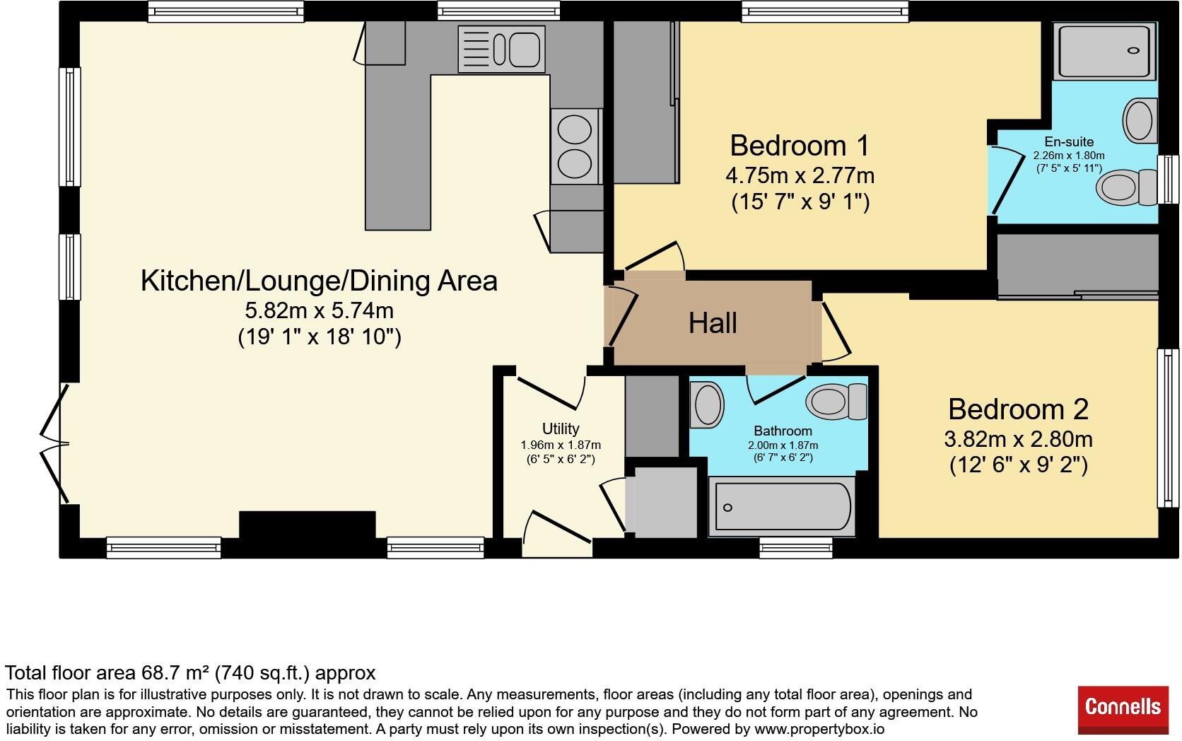 Crick Road, Rugby floorplan