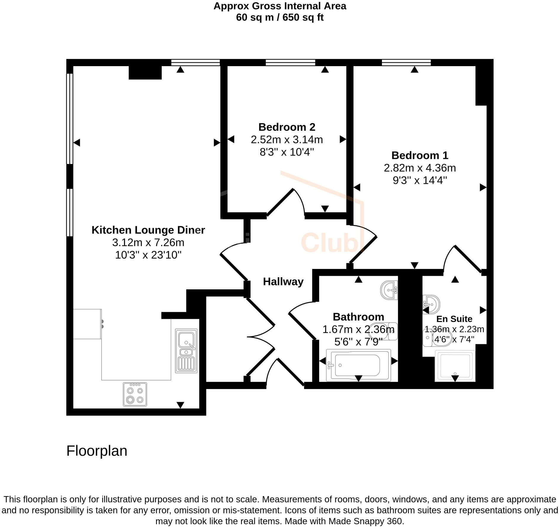 Media City, Michigan Point Tower D, Salford, Manchester floorplan