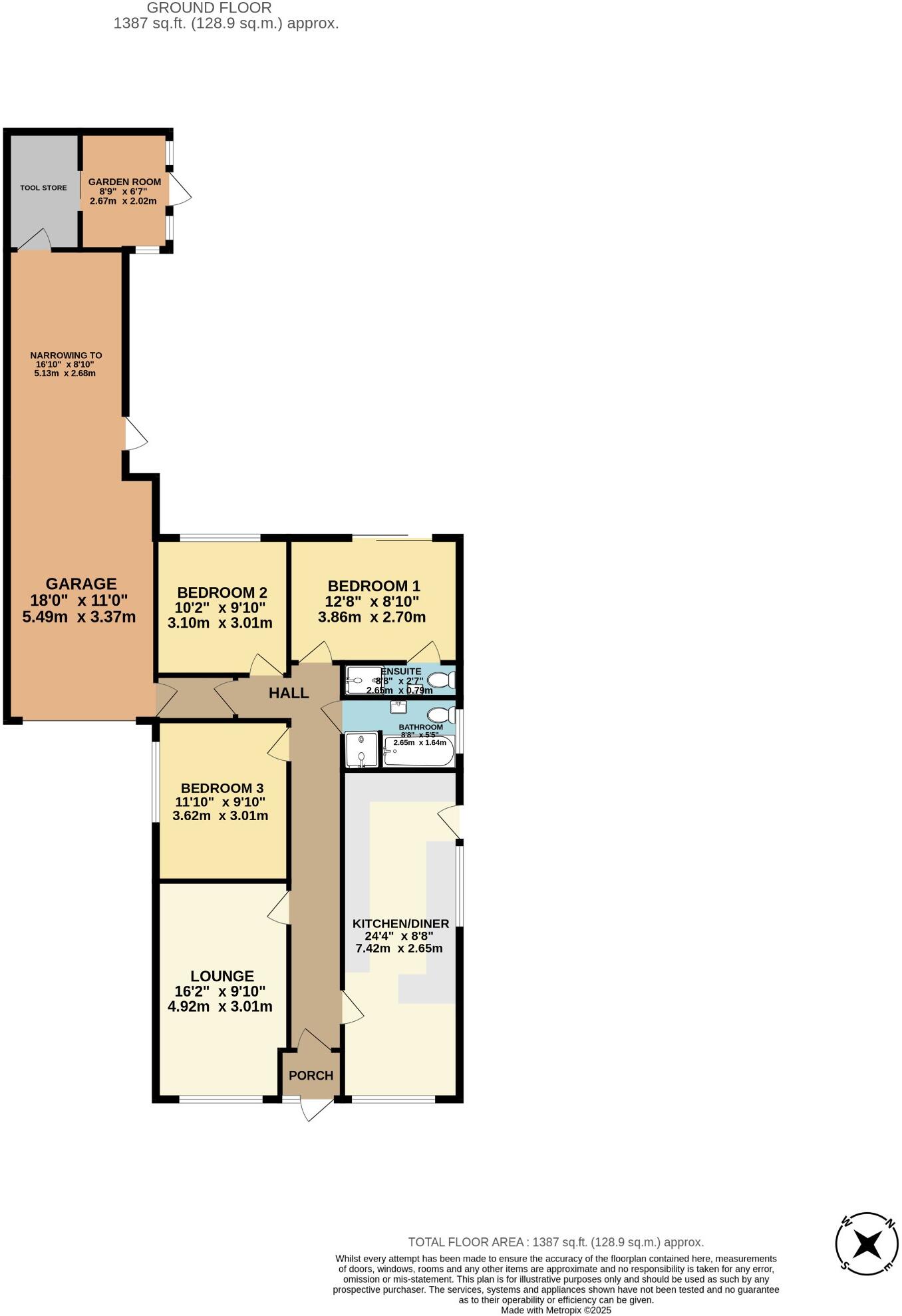 Sea Road, CT14 floorplan