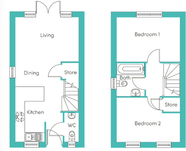 Sampson Close, Salford, M6 floorplan