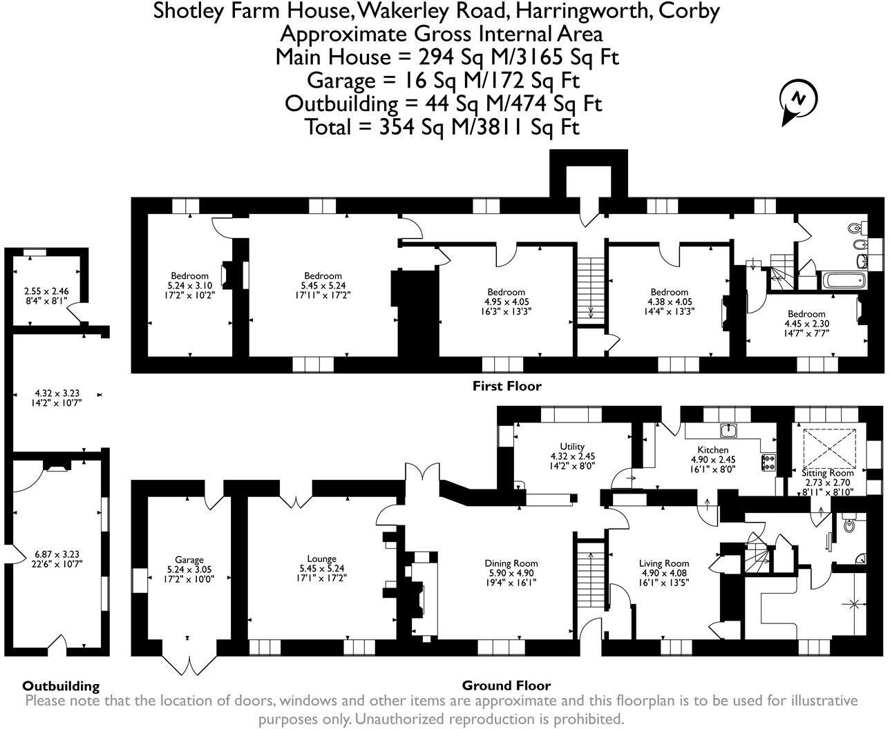 Wakerley Road, Harringworth, Corby floorplan
