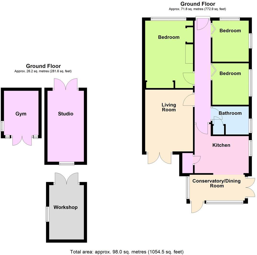 Quantock Road, Worthing floorplan