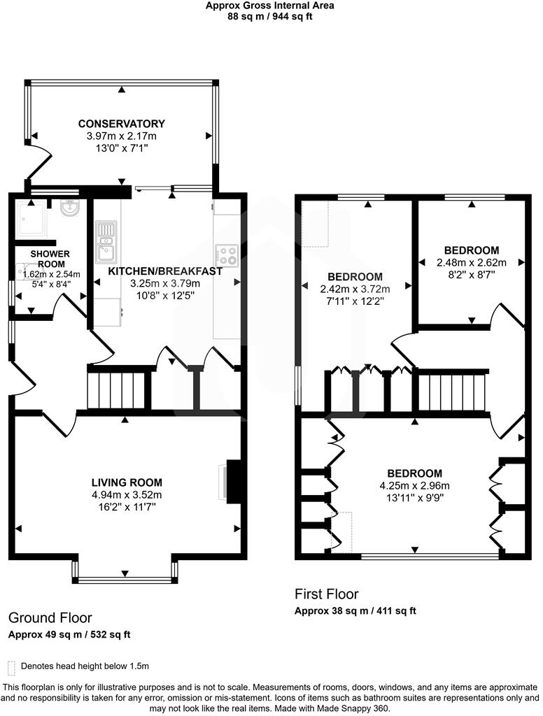 Burgin Road, Anstey, Leicester floorplan
