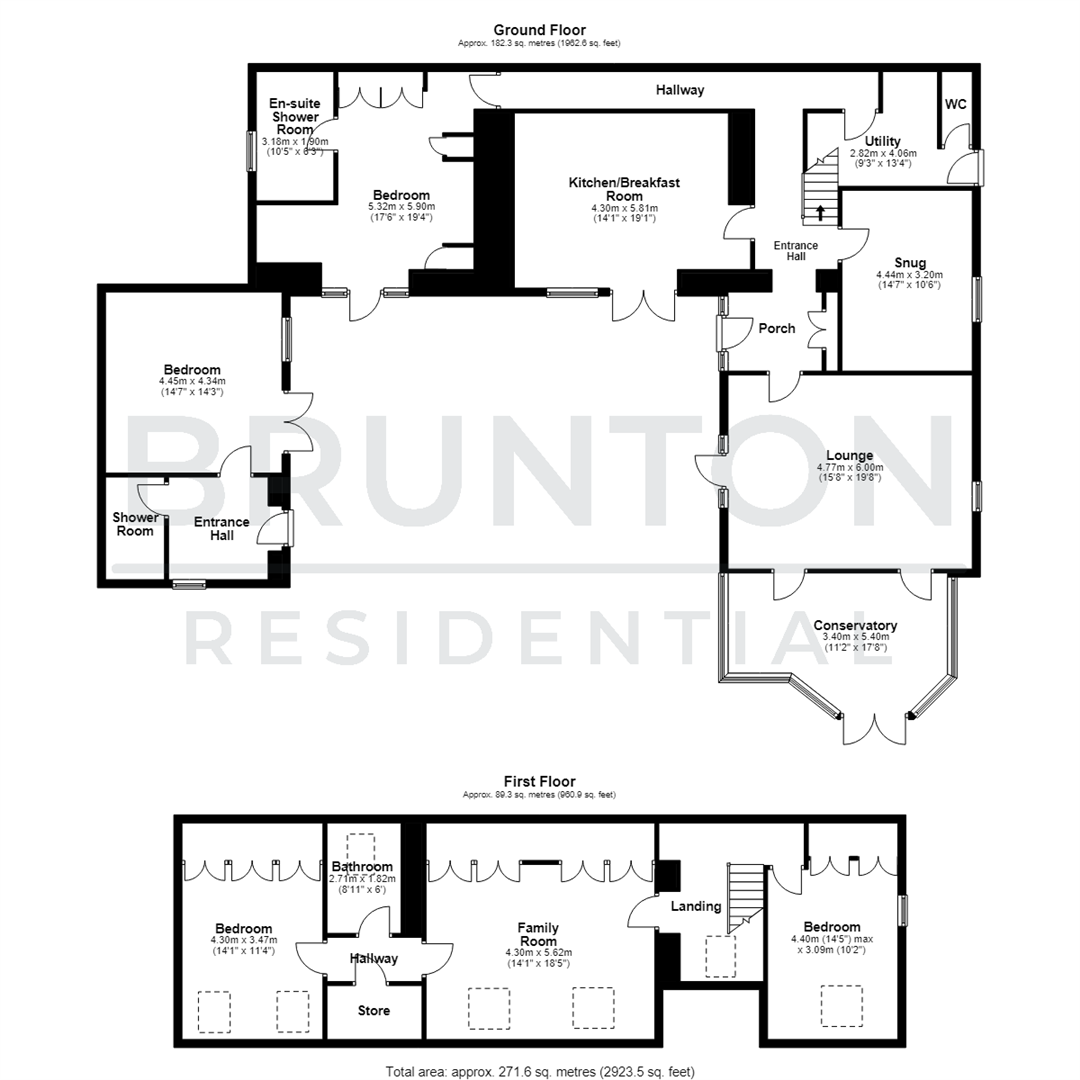 Halliwell Dene Coach House, Hexham, NE46 floorplan