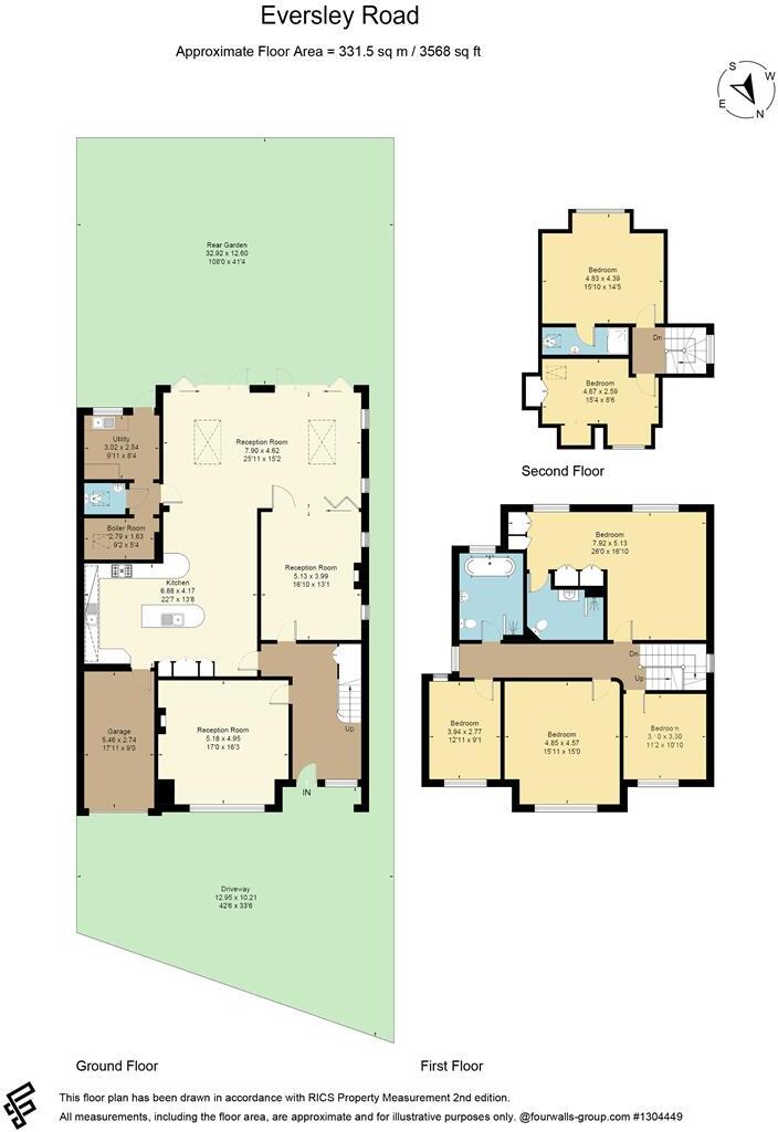 Eversley Road, Surbiton floorplan