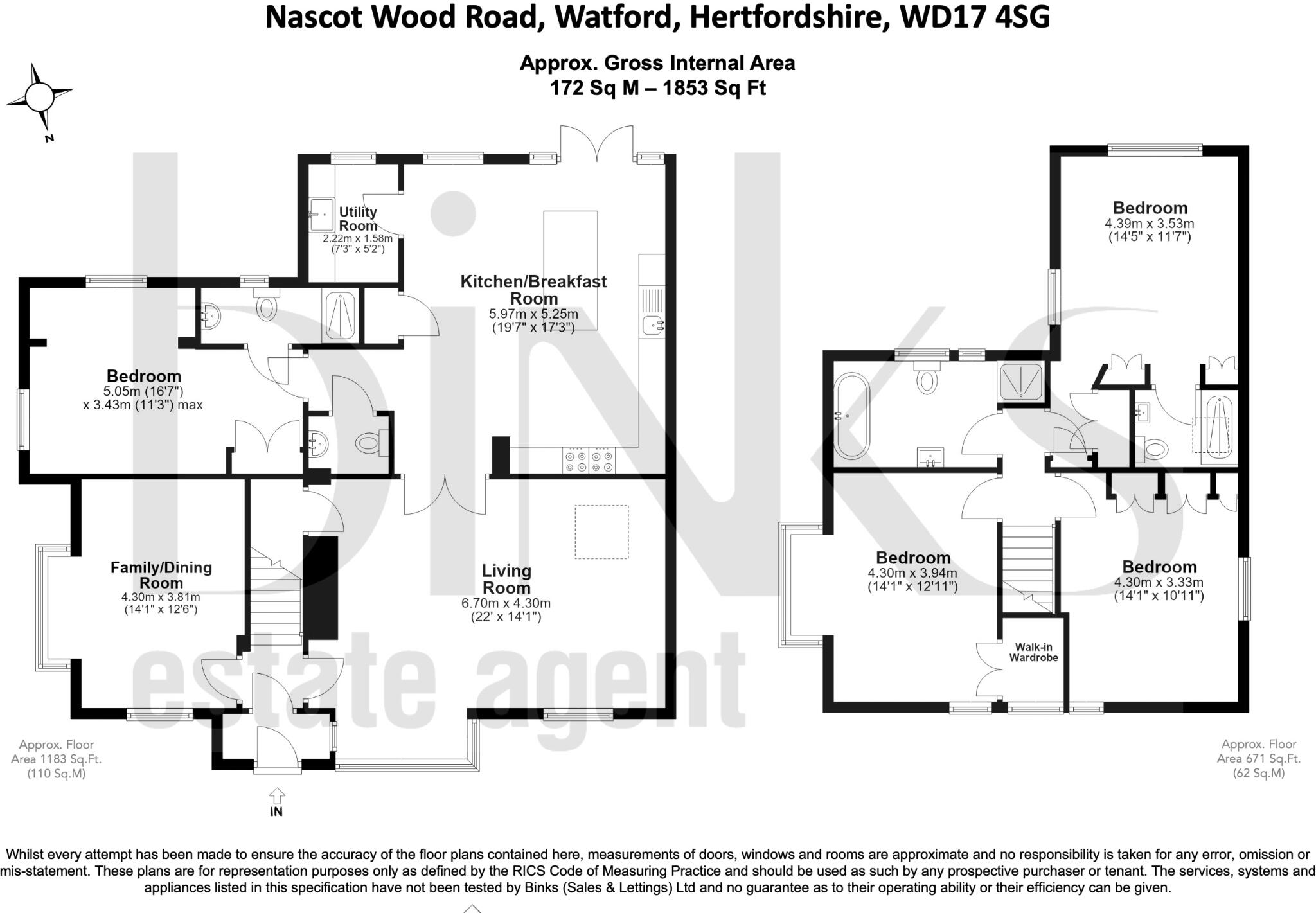 Nascot Wood Road, Watford, Hertfordshire, WD17 floorplan