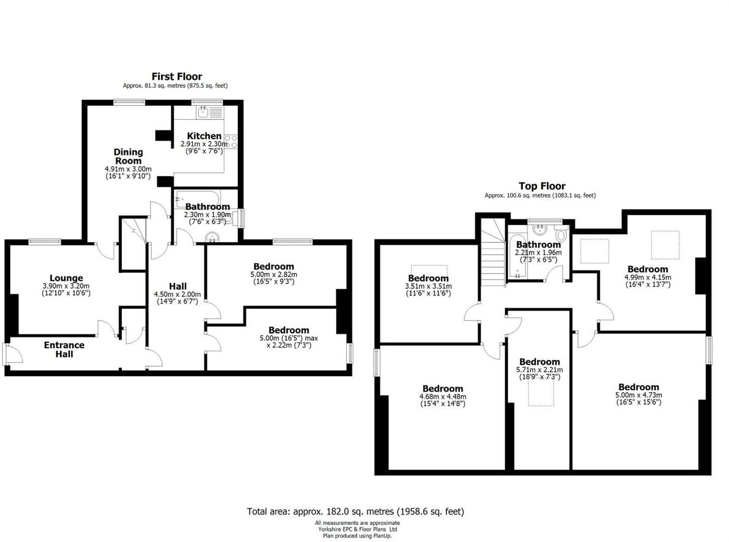 Tapton House Road, Sheffield floorplan