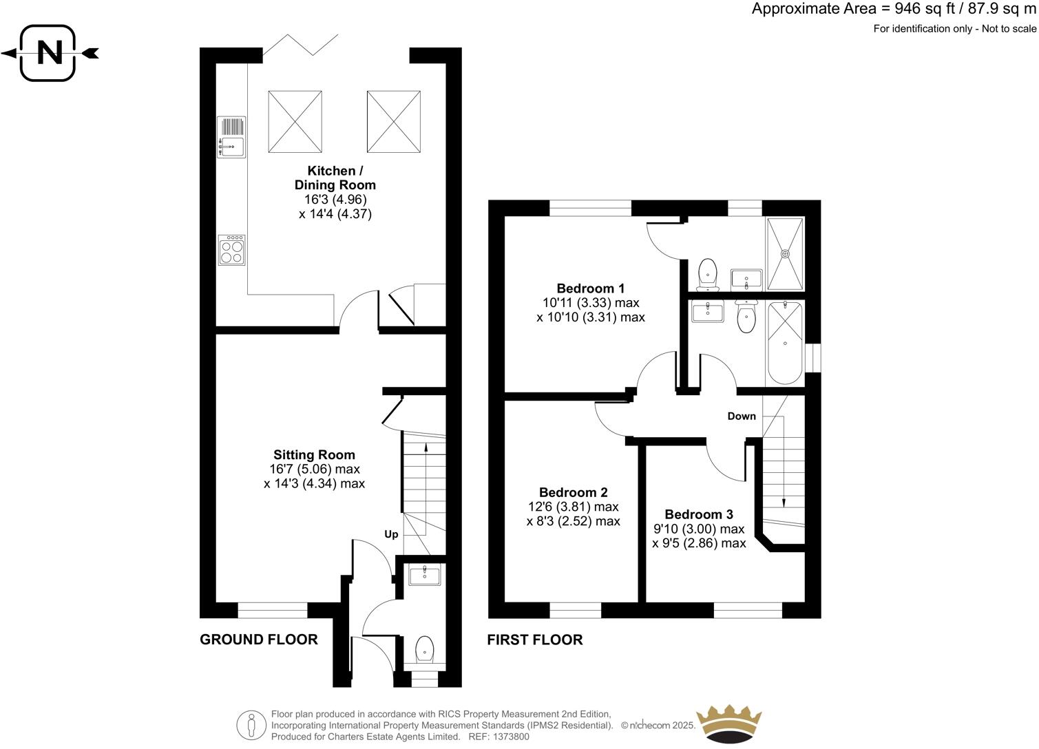 Monks Way, Eastleigh, Hampshire, SO50 floorplan