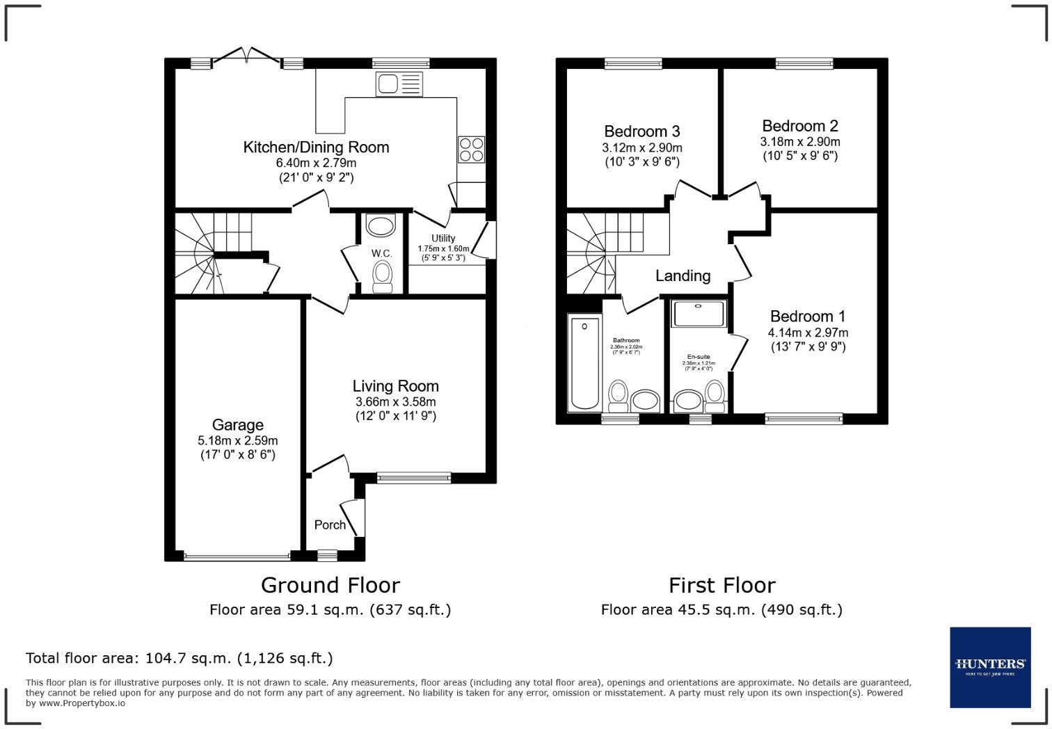 Tiverton Ave, Leigh floorplan