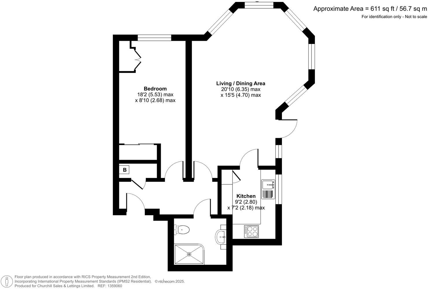 Barnes Lodge, Dorchester floorplan