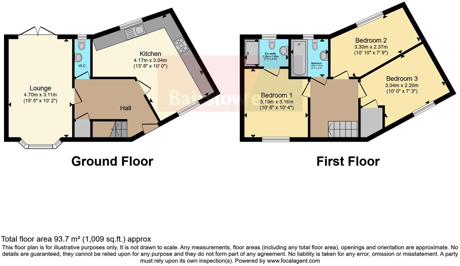 High Oakham Close, Sutton-in-Ashfield, Nottinghamshire, NG17 floorplan