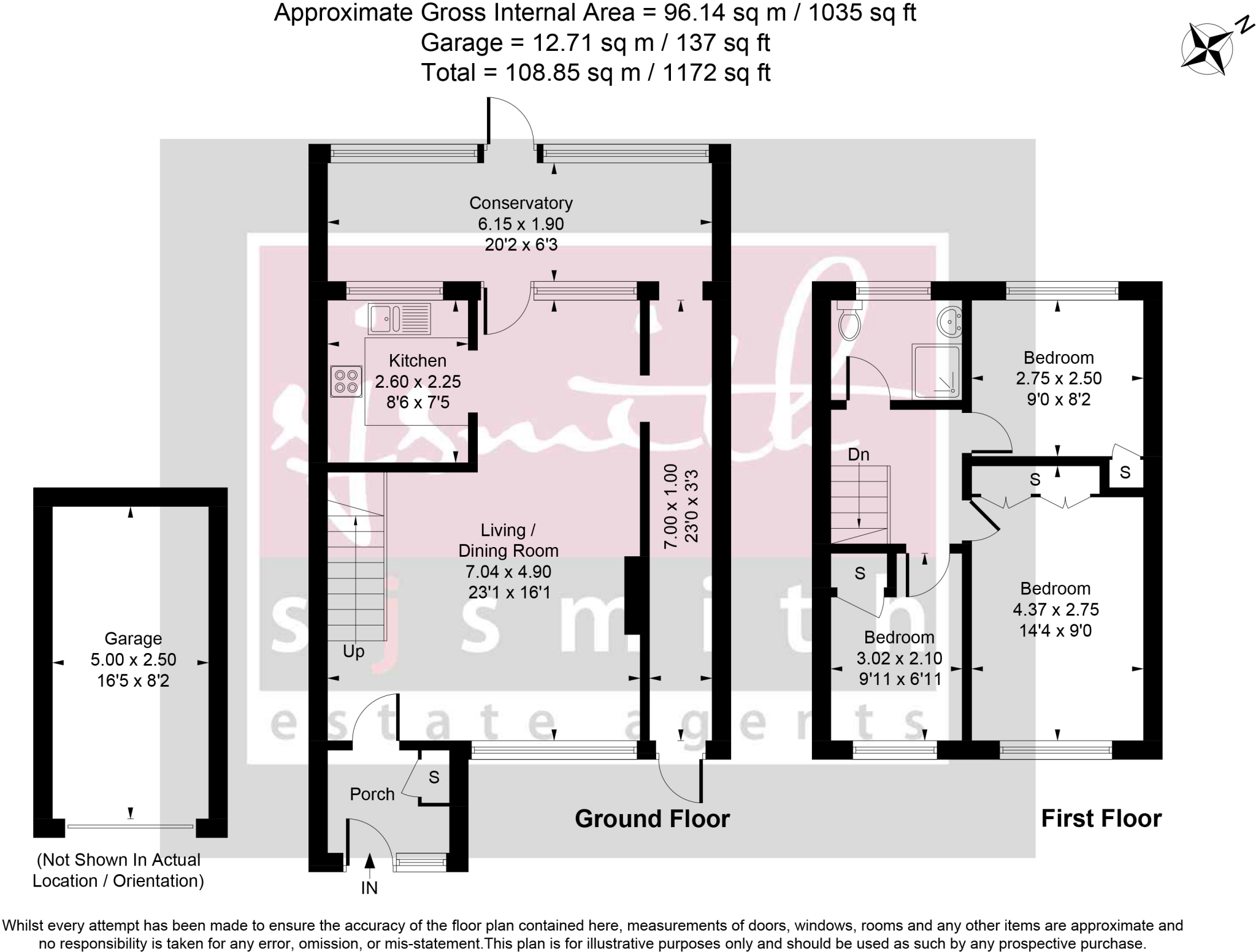 Conway Drive, Ashford floorplan
