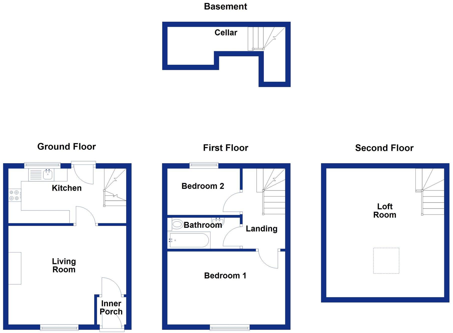Rochdale Road, Bacup, OL13 floorplan