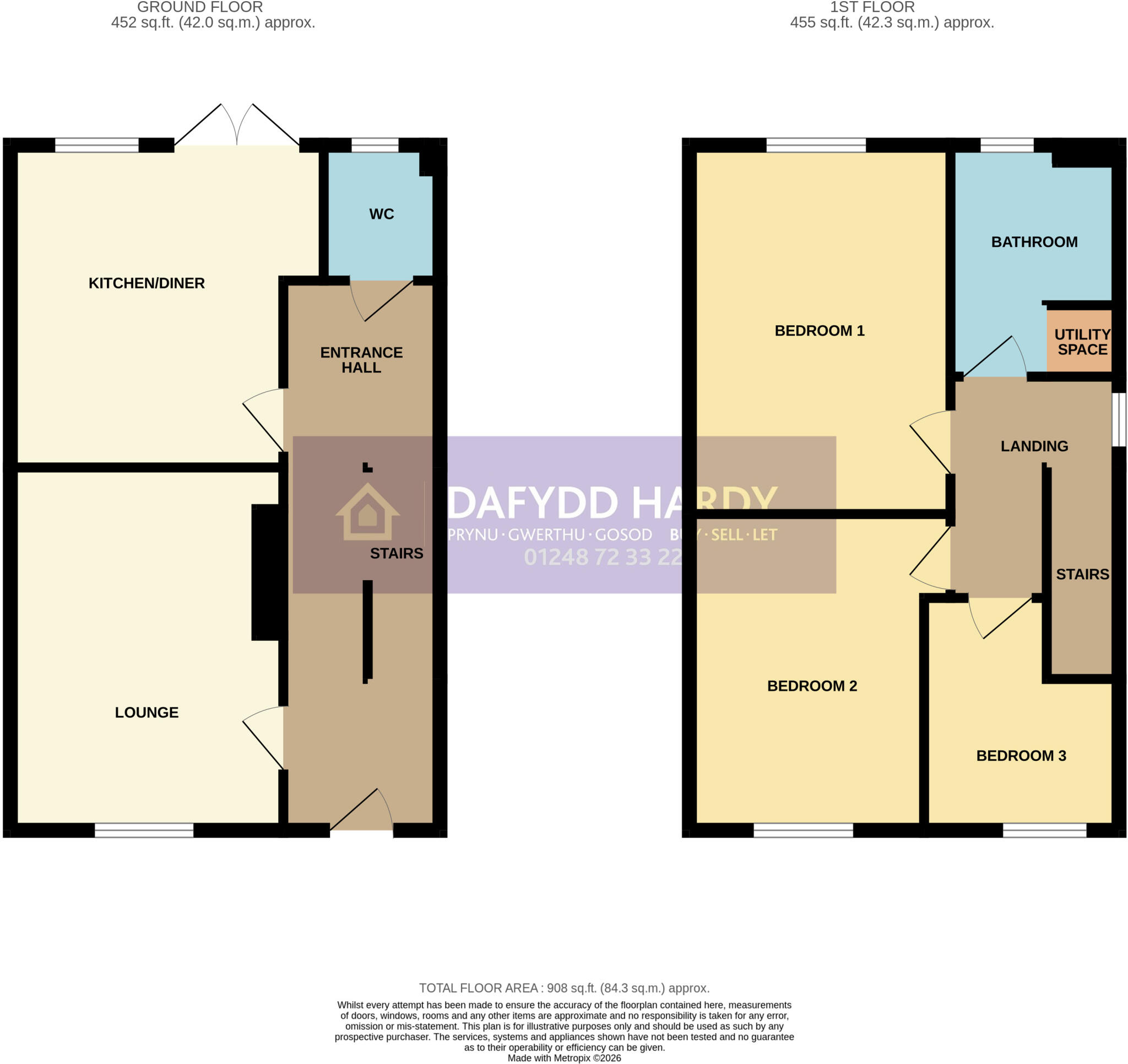 Gwel Y Llan, Caernarfon, Gwynedd, LL55 floorplan