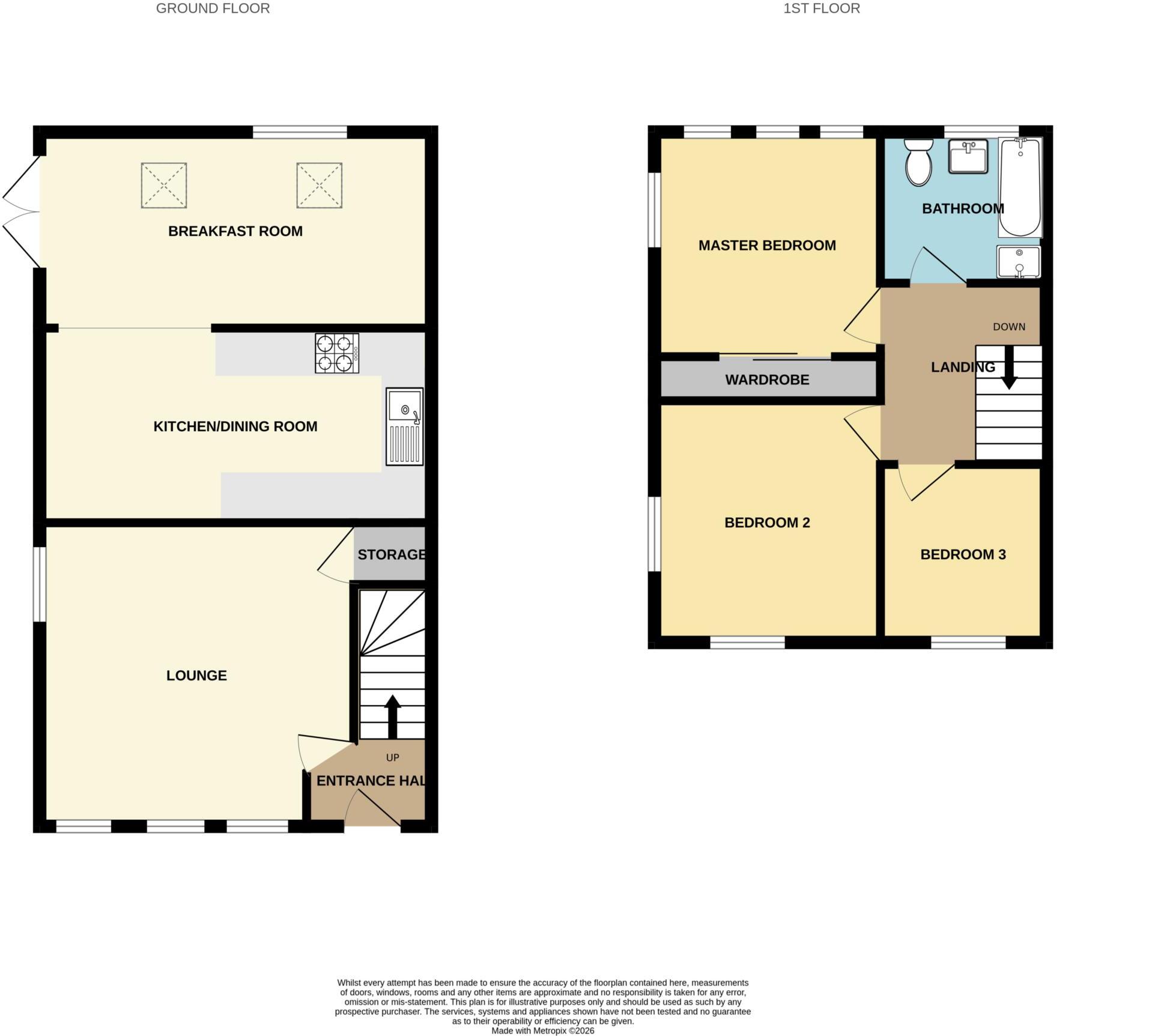 Coverdale Avenue, Royton floorplan