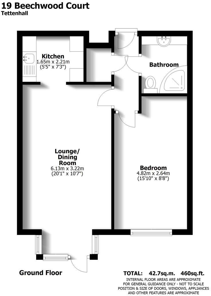19 Beechwood Court, Corfton Drive, Tettenhall, Wolverhampton, WV6 8PE floorplan