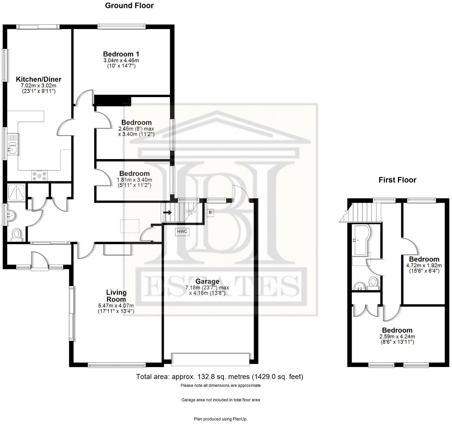 Court Drive, Maidstone ME16 floorplan