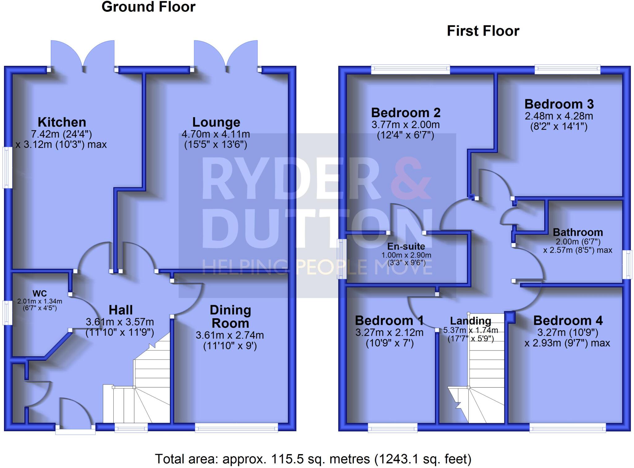 Boothroyden Road, Rhodes, Middleton, Manchester, M24 floorplan