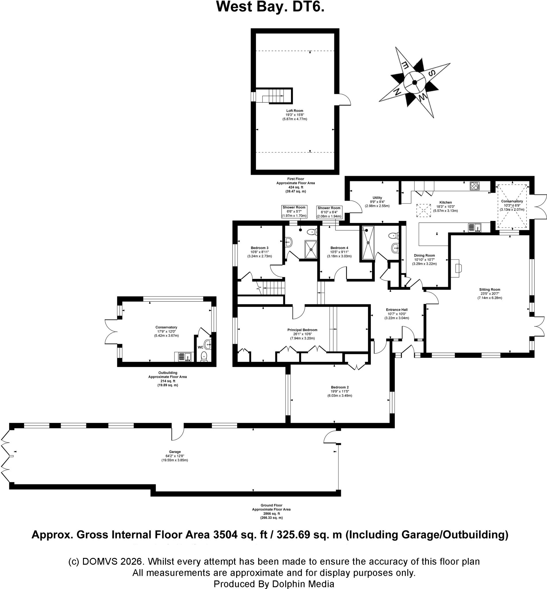 West Bay, Bridport, Dorset floorplan