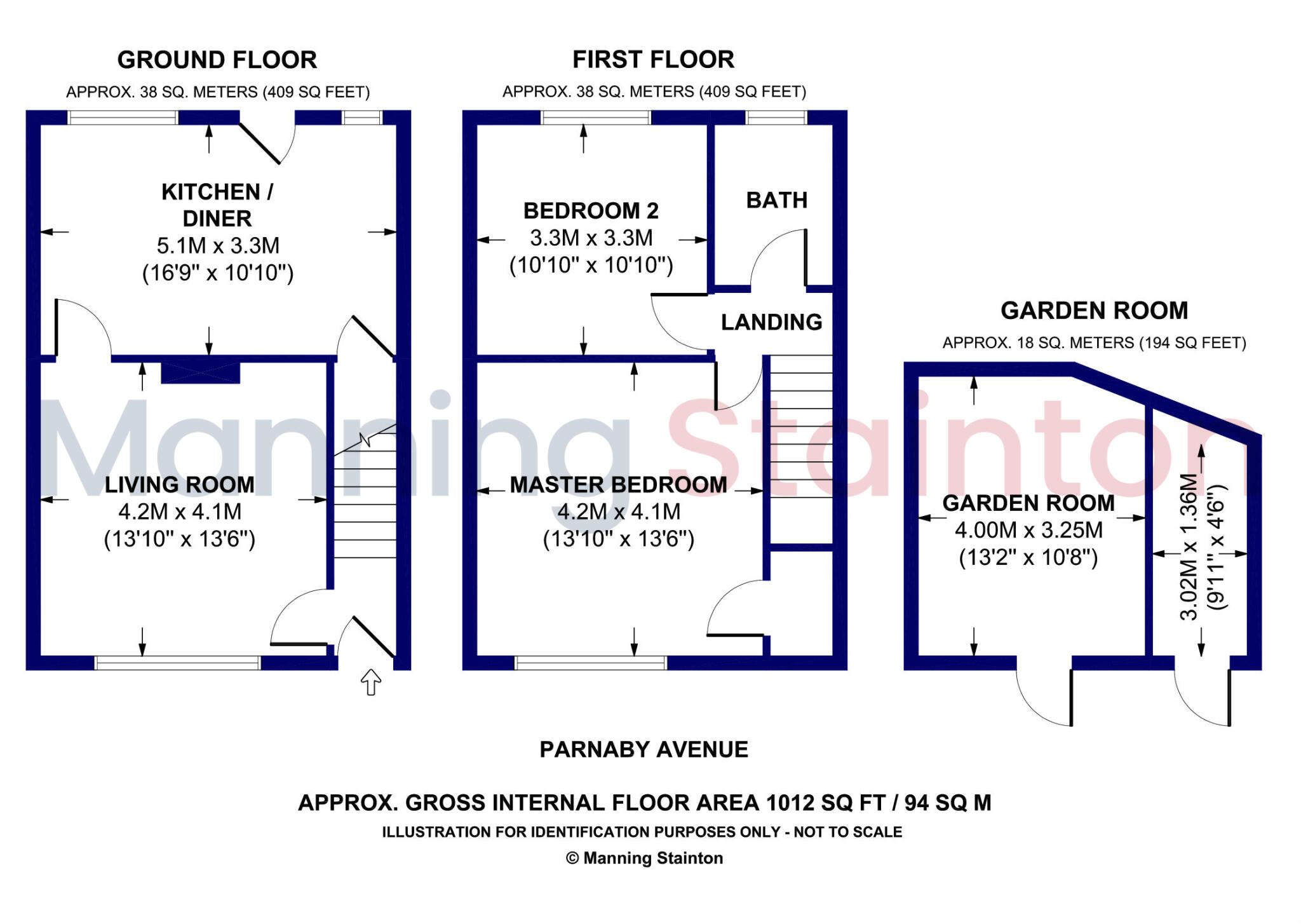 Parnaby Avenue, Leeds, West Yorkshire floorplan