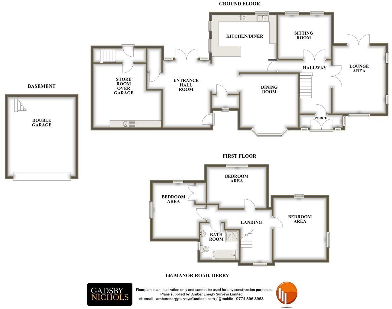 Manor Road, Littleover, Derby floorplan