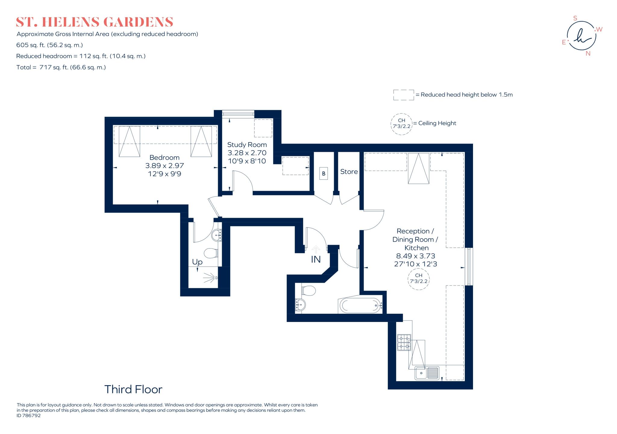 St Helen's Gardens, London, W10 floorplan